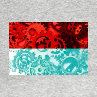 Flag of Indonesia - Gears T-Shirt